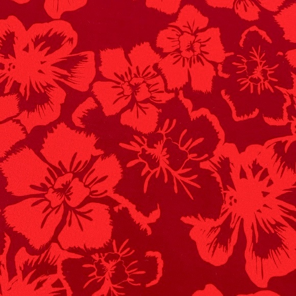 Lands’ End Tropical Print Ponte Fit and Flare Dress - Picture 11 of 11